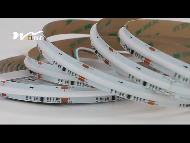 Ws2812b COB светодиодная полоса мечты цвет RGB RGBW полоса света 24V 720leds/M видео