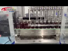 Легкая в эксплуатации машина для заполнения шампуня с панелью управления для настройки объема заполнения video