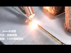 Маленькая лазерная сварочная машина для нержавеющей стали мощностью 800 / 1200 Вт video