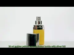 30ml 50ml Rainbow Color Vacuum PET Plastic Material Double-Layer Lotion Bottle Chinese Manufacturer