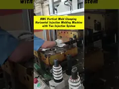 160 тонн BMC Вертикальное зажимание Горизонтальная машина для формования инжекцией Сервомоторная машина для формования инжекцией video