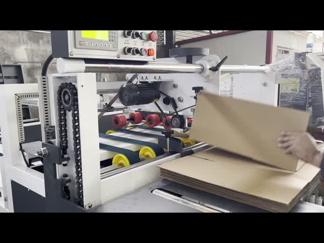 Foldering Gluing Machinery to Fulfill Corrugated Cardboard Gluing Folding Requirement