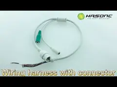 Медный IP-камерный кабель с PVC-костюмом RJ45F/DC5.5*2.1/3.5PITCH 4-PIN подключение video