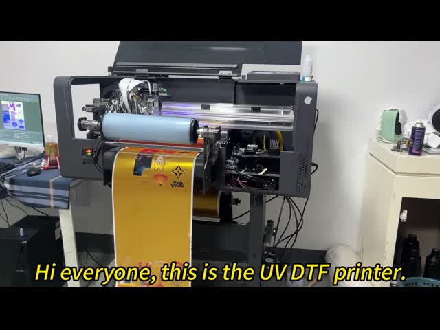 3*xp600 UV DTF принтер 30 см А3 легко управляемый цифровой для пластиковых / керамических поверхностей