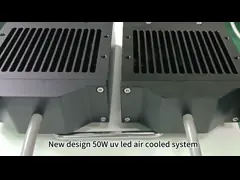 Специальный светодиодный знак 50 Вт свет воздух охлажденный 365 нм 385 нм 395 нм 405 нм для ультрафиолетовой обработки video