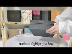 Черный картон электронная бумажная коробка упаковка игровая консоль с крышками и дном video