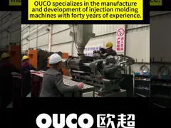 130UV Оранжевая инжекционная литейная машина для высокоточного производства пластиковых чашек video