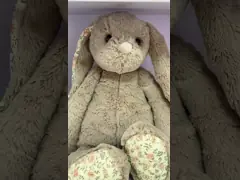 Comfortable Plush Baby Shoes 9cm Infant Baby Warm White Rabbit Shoes