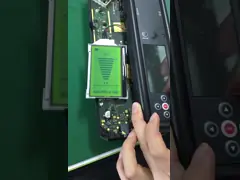 160*80 STN LCD Module Yellow Green With IC 1698U Monochrom Low Power Consumption