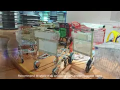 Складная портативная пластиковая корзина для продуктов питания, пластиковая корзина для покупок video