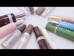 Трубка насоса косметическое упаковывая D30mm сливк BB экрана Солнца лосьона безвоздушная 30-80ml video