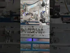 Шестиосовая высокоточная промышленная роботная сварка лазером с помощью CNC video
