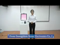 Bank Hospital 17 Inch Stand Led Display Smart Queue Management Machine System