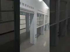 Low Noise Chemical Fume Hood With Wet Scrubber System 400m3/H Airflow