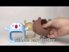 Нетоксичный Силиконовый детский зубчатый игрушек зубчатый обезболивающий животный пингвин зубчатый игрушка video