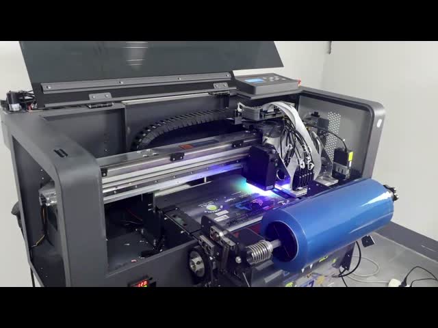オールインワンラミナティングマシン UV DTF クリスタルテーブルトップ 3D UVステッカー DTFプリンター 木材/ガラス/紙/セラミック表面