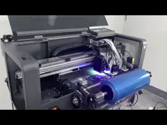 8m2/h Печать UV DTF с 3*i3200 Print Head Использование Maintop/Hoson/Photoprint Программное обеспечение для продукции из кожи/силикона video