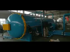 Q345R Углеродистая стальная установка для обработки креозота с оптимизацией эффективности тепловой обработки video