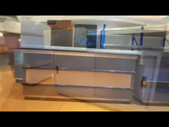 Настраиваемый Размер Цвет Логотип Супермаркет Кассовый счетчик Продовольственный счетчик video