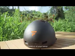 USB заряжаемый велосипедный шлем с встроенной камерой Bluetooth video