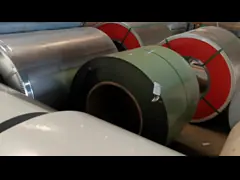 JIS G3302 Гальванизированная спираль листового слоя с разрезанным краем покрытая гальванизированная спираль 0,6 мм 0,8 мм video