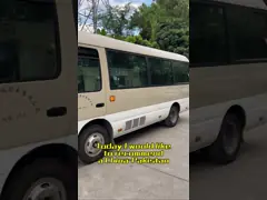 GAC 19seats Used Coaster Bus 6m LHD Euro 3 Diesel Engine 127hp Used Mini Bus