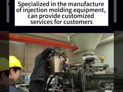 550T Пластмассовая плитка квадратная плитка инжекционная литья машина video