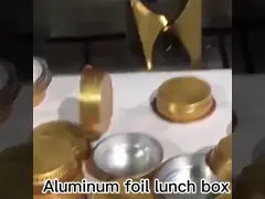 Подносы фольги прямоугольника контейнера алюминиевой фольги квадрата круглые video