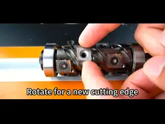 Вставка в канаву из квадратного карбида 100% карбида вольфрама video