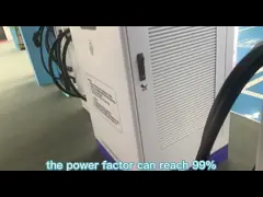 GB/T Двойные пушки 380V 4G EV станции постоянного зарядки video