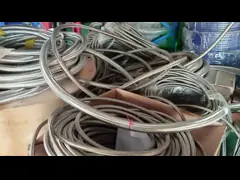 Промышленный нержавеющий сталь проволока сплетение гладкий PTFE обтянутый гибкий шланг video