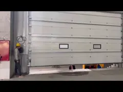 40 mm geïsoleerde sectieafscheiding Garage deuren Sterke ruimtebesparing Energiezuinig