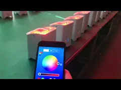 6 в 1 батарейка вверх свет 6 штук зарядного корпуса вверх свет 6x18w Led батарейка питается пара вверх свет для свадебной вечеринки сцены свет video