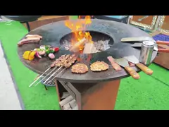 Настраиваемый гриль для барбекю с съемным поймателем пепла video