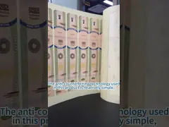 Industrial Cigarette Tax Stamp Duty with Safety Thread and Security Paper Adhesive