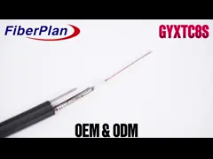 Высококачественный 2-144 Ядра GYTS53 Подземный прямой захоронение бронированный волоконно-оптический кабель video