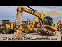 Оригинальная краска Использованный экскаватор CAT 320GC Год 2019 Использованный экскаватор Caterpillar 320GC video
