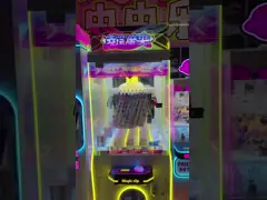 Coin Operated Gift Game Machine Spining Clip Skill Game Poke Prize Machine video