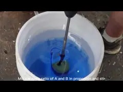 4 дюйма глубоко льют эпоксидную смолу для деревянный бросать художественных произведений таблиц реки video