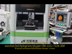 машина резца лазера волокна 300В/резец лазера высокой точности линейного двигателя КНК video
