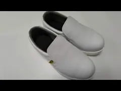 Ботинки безопасности ESD голубого волшебного выскальзывания ленты анти- единственные для предохранения от фабрик video