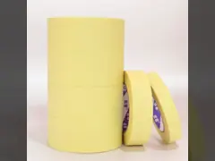 Custom Yellow Painters Masking Tape Clean Release For Automotive Refinish