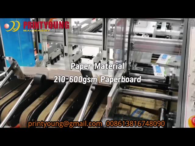 Modular Multifunção Automática Quatro e Seis Corner Box Dobrar máquina de colagem ZH-XC série