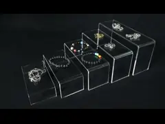 Пятикомпонентный акриловый дисплей с подъемником Прозрачный 7.8 x 3.1 x 2.3 дюйма video