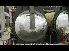 1.6Mpa Промышленный паровой автоклав многозащитный стабильный video