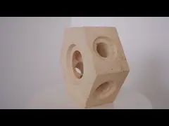 Rongsheng Хорошее Качество Высококачественный Алюминиевый Проверщик Огненный кирпич для Стальной Печи и Цементной Ротационной Печи video