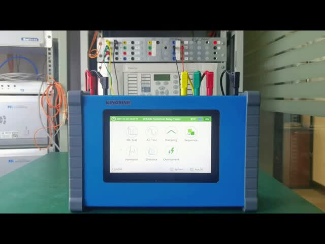 Overcurrent Test Of KFA310 Handheld Protection Relay Tester