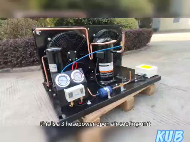 KUB FH22 ZB21L 3HP Refrigeration Condensing Unit Scroll Compressor Copeland Condensing Unit