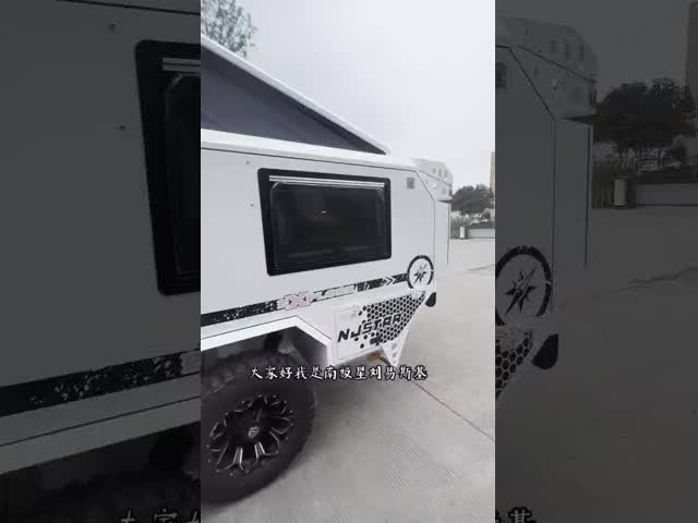 Aluminum Light Weight 1400kg Off Road Camping Trailer RV Caravan