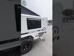 Peso leggero in alluminio 1400kg Off Road Camping Trailer RV Caravan